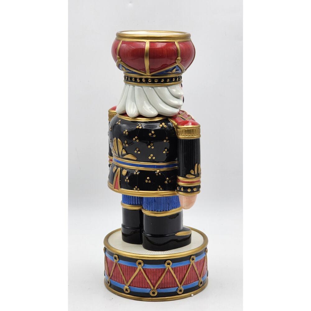 Fitz And Floyd Nutcracker Small Candleholder 13" Original Box 619/396 VTG 2005 - Picture 9 of 16